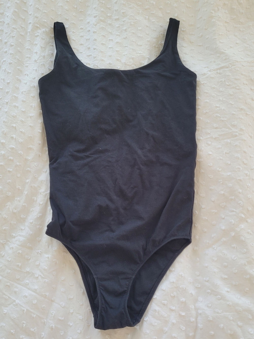 Everlane Black One-Piece Bodysuit